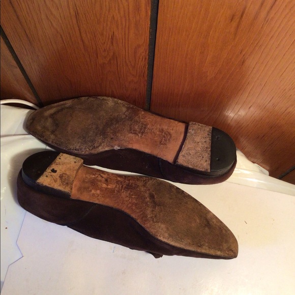 - Manolo Blahnik suede loafer SZ 381/2 - Picture 9 of 12